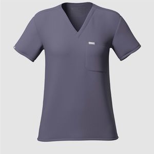 Figs women's Space Navy CatarinaT™ - One-Pocket
Scrub Top - Large